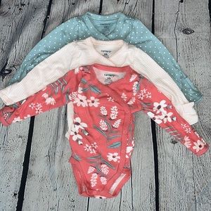 3-Pack of Side Snap Onesies